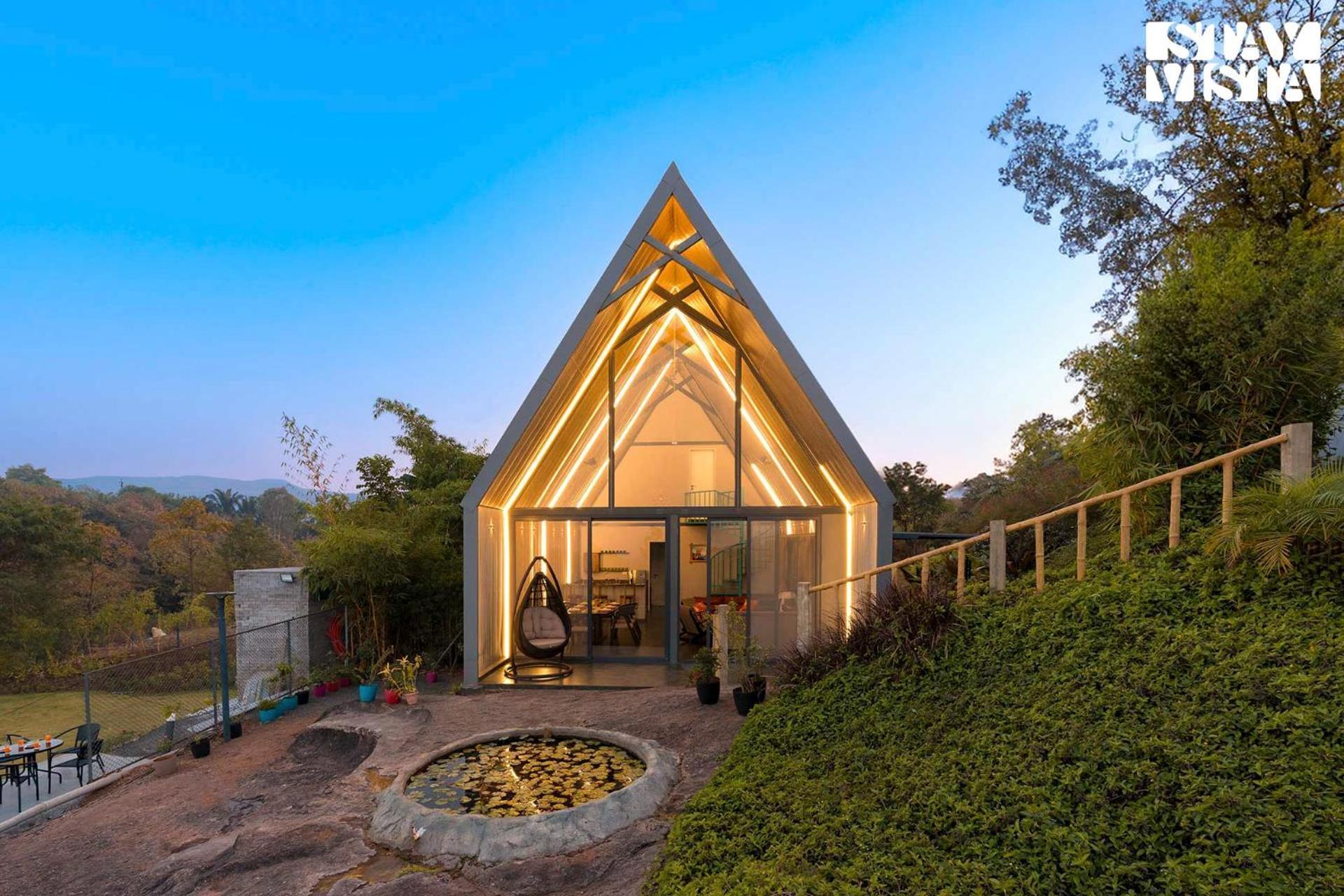 Stayvista'S Celeste Villa - Hill-View Retreat With Infinity Pool ナーシク エクステリア 写真